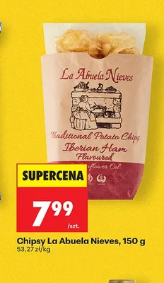Chipsy La Abuela Nieves promocja w Biedronka