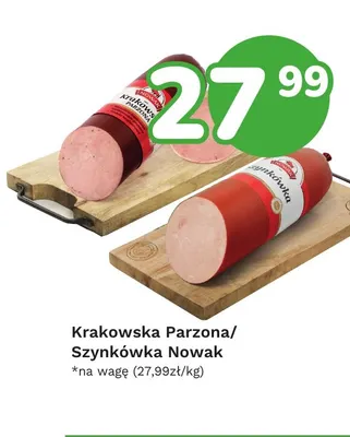 Kiełbasa krakowska parzona Nowak promocja w Limonka