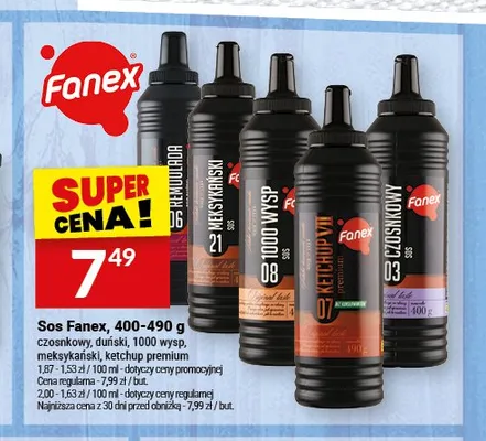 Sos czosnkowy Fanex promocja w Twój Market