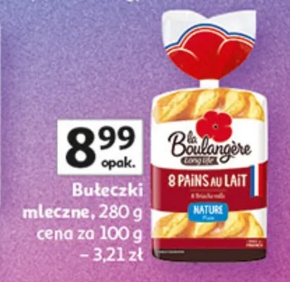 Bułeczki mleczne 6 Pains au Lait promocja w Auchan