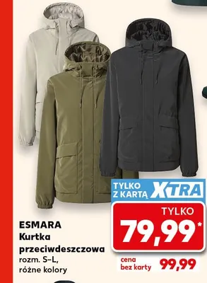 Kurtka przeciwdeszczowa Esmara promocja w Kaufland