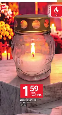 Znicz kulka z wypraską promocja w Selgros