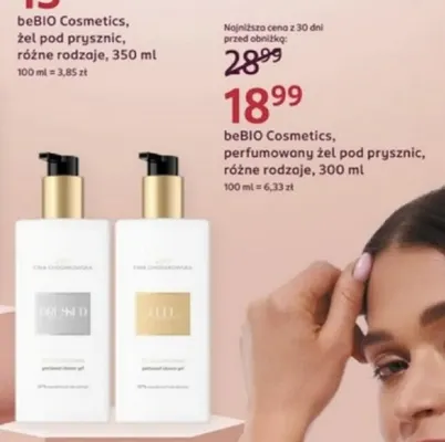 Perfumowany żel pod prysznic beBIO Cosmetics promocja w Rossmann