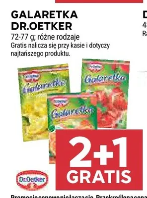Galaretka Dr.Oetker promocja w Stokrotka