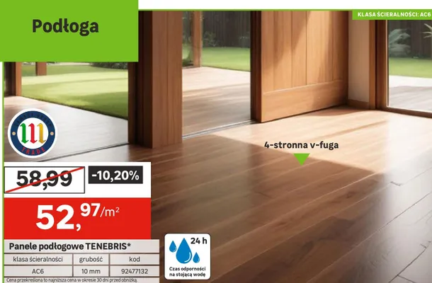 Panele podłogowe Tenebris promocja w Leroy Merlin
