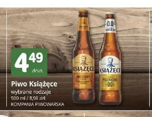 Piwo Książęce 500 ml promocja w Marketvita