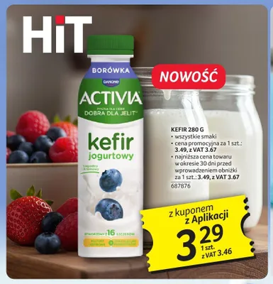 Kefir jogurtowy Activia promocja w Selgros