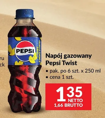 Napój gazowany Pepsi Twist promocja w Makro