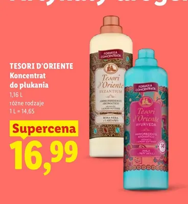 Koncentrat do płukania Byzantium Tesori d'Oriente promocja w Lidl