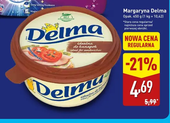 Margaryna Delma promocja w Aldi