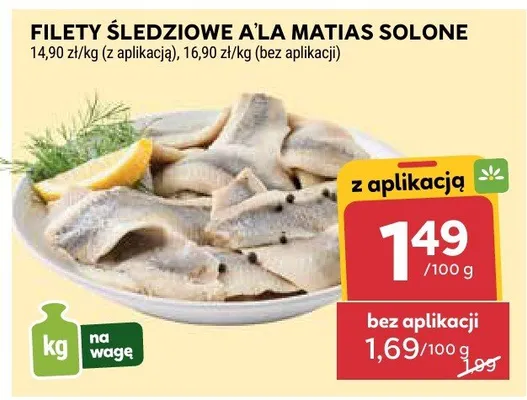 Filety śledziowe a la matias solone promocja w Stokrotka