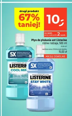 Płyn do płukania ust Listerine promocja w Dealz