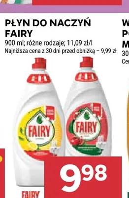 Płyn do naczyń Fairy promocja w Stokrotka