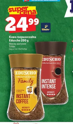 Kawa rozpuszczalna Eduscho Instant Intense promocja w TOPAZ