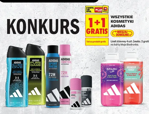 Dezodorant w sprayu Adidas Control promocja w Biedronka