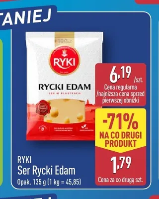 Ser Rycki Edam Ryki promocja w Aldi