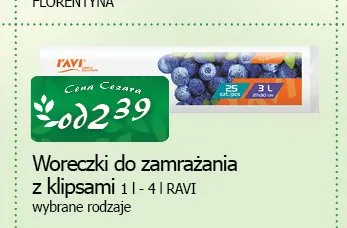 Woreczki do zamrażania z klipsami Ravi 1 l - 4 l promocja w CEZAR Delikatesy