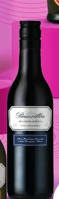 Wino czerwone Beauvillon Red Medium Sweet promocja w Żabka