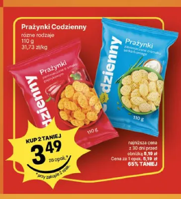 Prażynki ziemniaczane o smaku paprykowym Codzienny promocja w Delikatesy Centrum