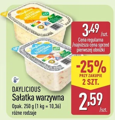 Sałatka warzywna promocja w Aldi