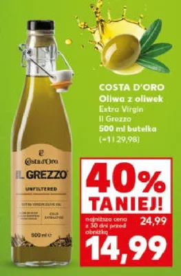 Oliwa z oliwek Extra Virgin II Grezzo promocja w Kaufland