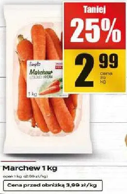 Marchew 1 kg promocja w Supeco
