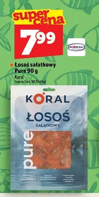 Łosoś sałatkowy Pure Koral promocja w TOPAZ
