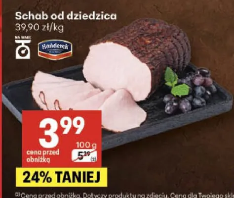 Schab od dziedzica Hańderek promocja w Delikatesy Centrum