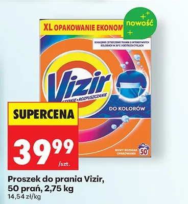 Proszek do prania do kolorów 50 prań promocja w Biedronka