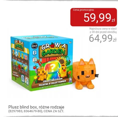Plusz blind box Roblox Grow a Garden promocja w Smyk