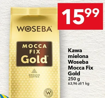 Kawa mielona Mocca Fix Gold promocja w LEWIATAN
