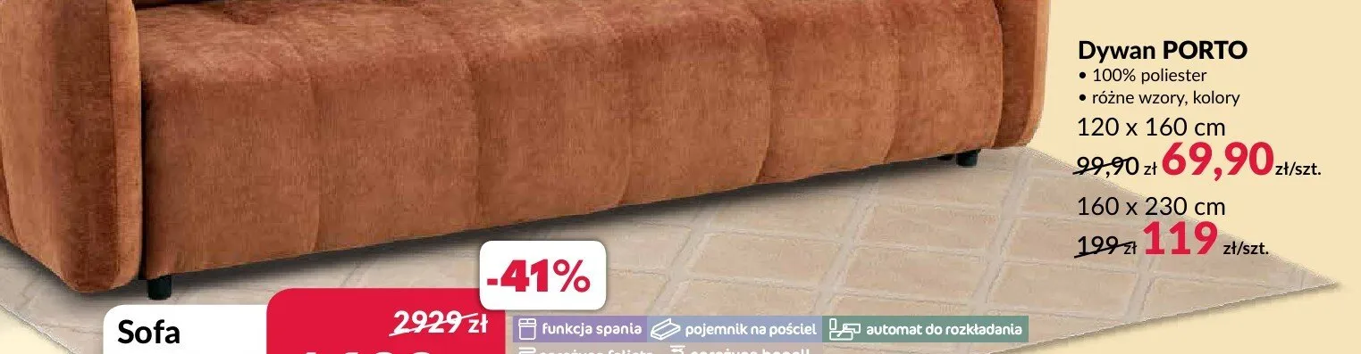 Dywan PORTO 120x160 cm promocja w Salony Agata