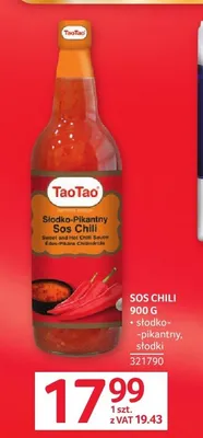 Sos chili TaoTao promocja w Selgros