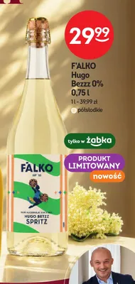 Wino bezalkoholowe F'alko Hugo Bezzz promocja w Żabka