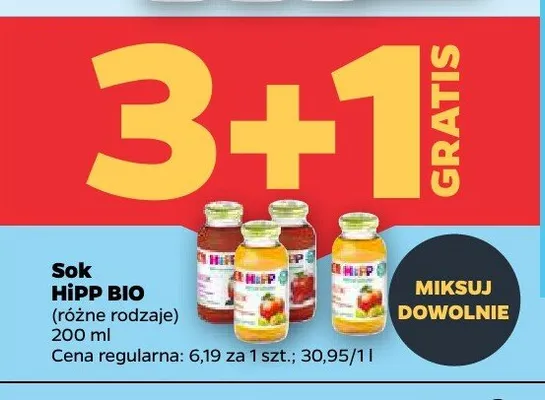 Sok HiPP BIO promocja w Netto