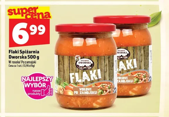 Flaki Spiżarnia Dworska w rosole promocja w TOPAZ
