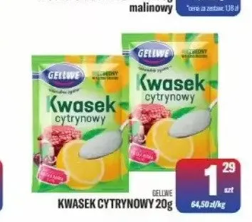 Kwasek cytrynowy Gellwe promocja w Tomi Markt