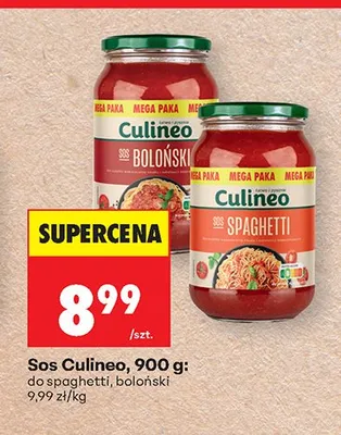 Sos Culineo boloński promocja w Biedronka
