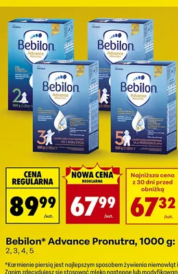 Mleko Advance Pronutra 2, 3, 4, 5 promocja w Biedronka
