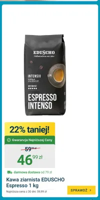 Kawa ziarnista EDUSCHO Espresso promocja w ERLI