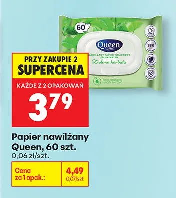 Papier nawilżany promocja w Biedronka