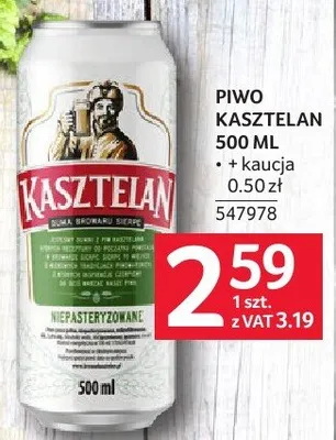 Piwo Kasztelan promocja w Selgros
