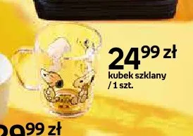 Kubek szklany Snoopy promocja w Empik