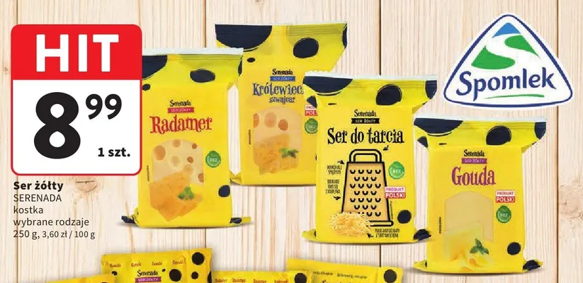 Ser żółty tarty mix Sierpc promocja w Intermarche