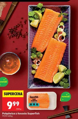 Polędwica z łososia Superfish promocja w Biedronka