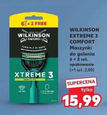 Maszynki do golenia Wilkinson Sword Xtreme 3 Comfort promocja w Kaufland
