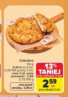 Cebularz promocja w Carrefour Market