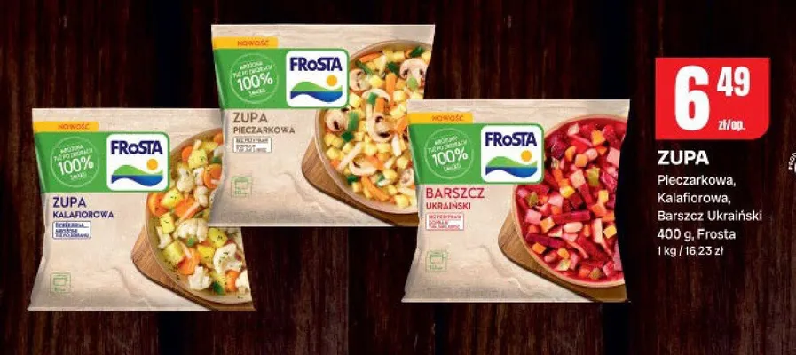 Zupa Pieczarkowa, Kalafiorowa, Barszcz Ukraiński promocja w Chorten