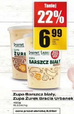 Zupa Barszcz biały Żurek Gracja Urbanek promocja w Supeco