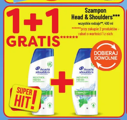 Szampon Head & Shoulders Menthol Fresh promocja w POLOmarket